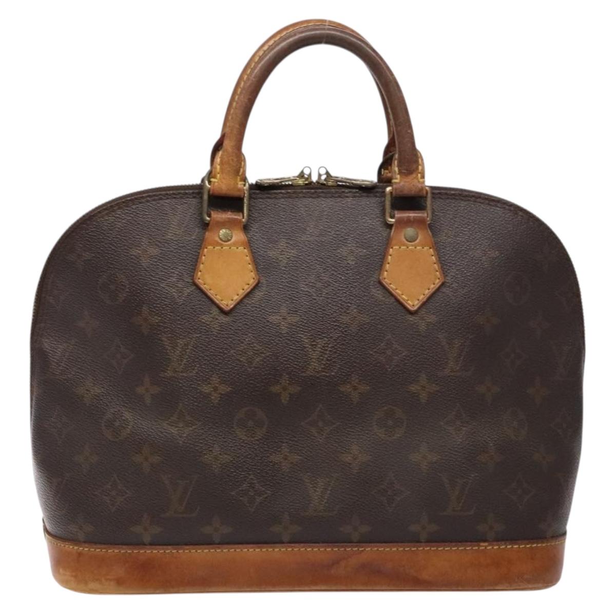 LOUIS VUITTON Monogram Alma Hand Bag M51130 LV Auth 135005