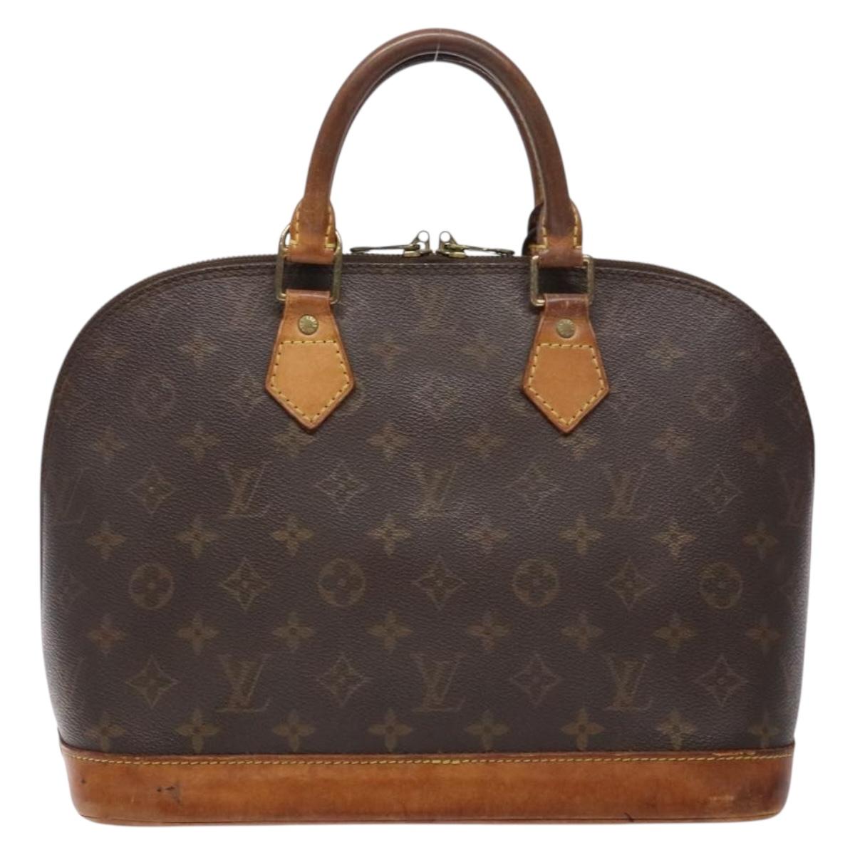 LOUIS VUITTON Monogram Alma Hand Bag M51130 LV Auth 135005
