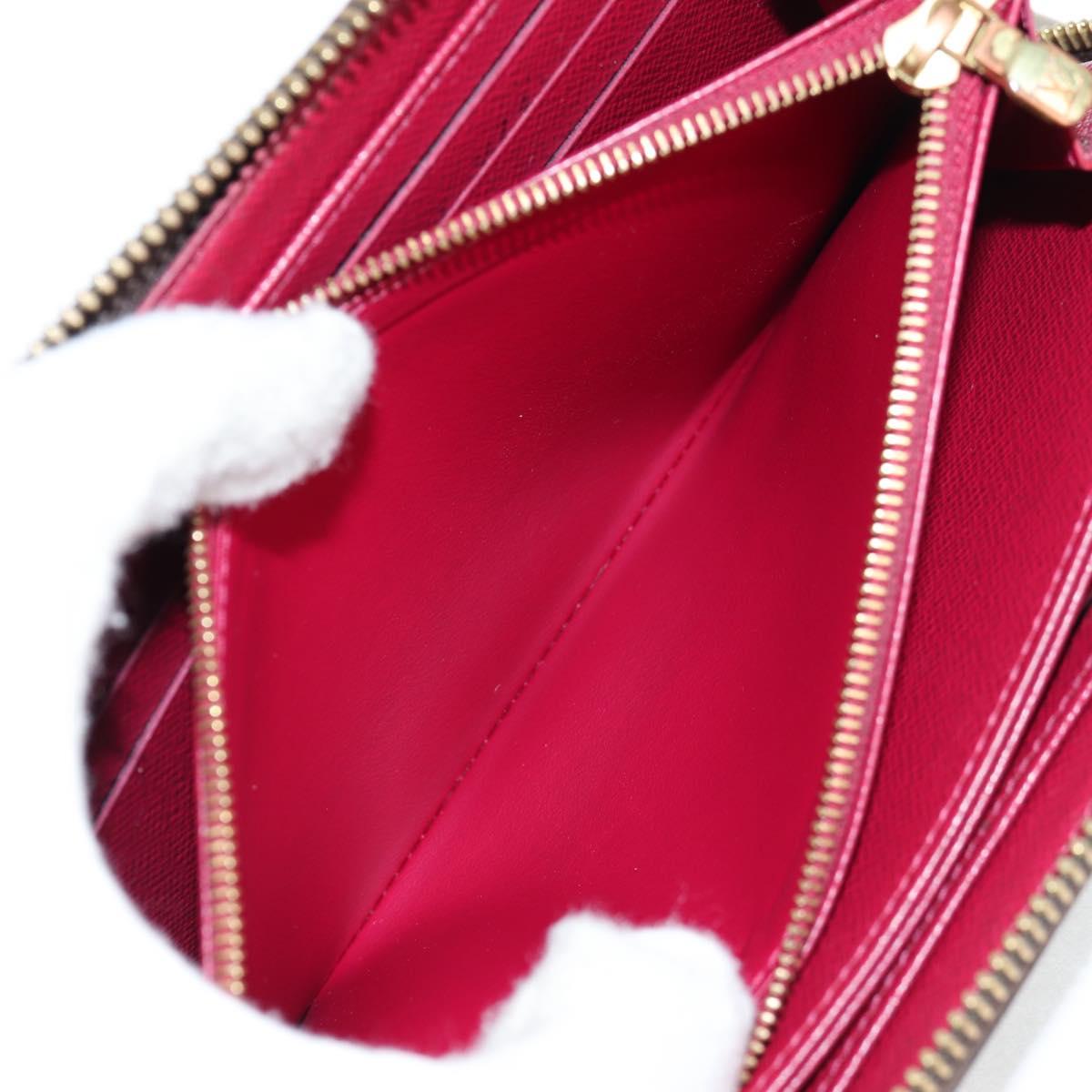 LOUIS VUITTON Monogram Zippy Wallet Long Wallet M42616 LV Auth 135010A