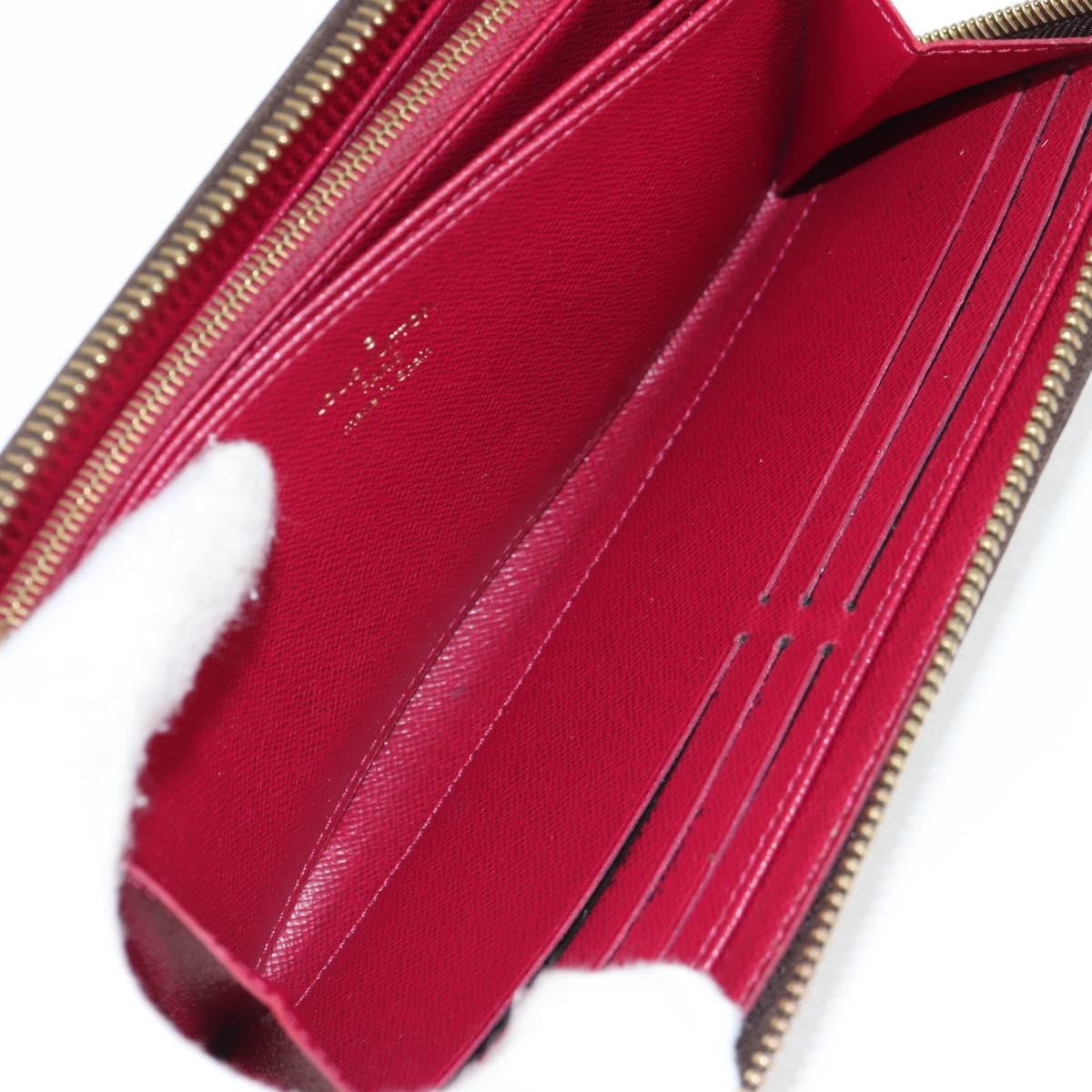 LOUIS VUITTON Monogram Zippy Wallet Long Wallet M42616 LV Auth 135010A