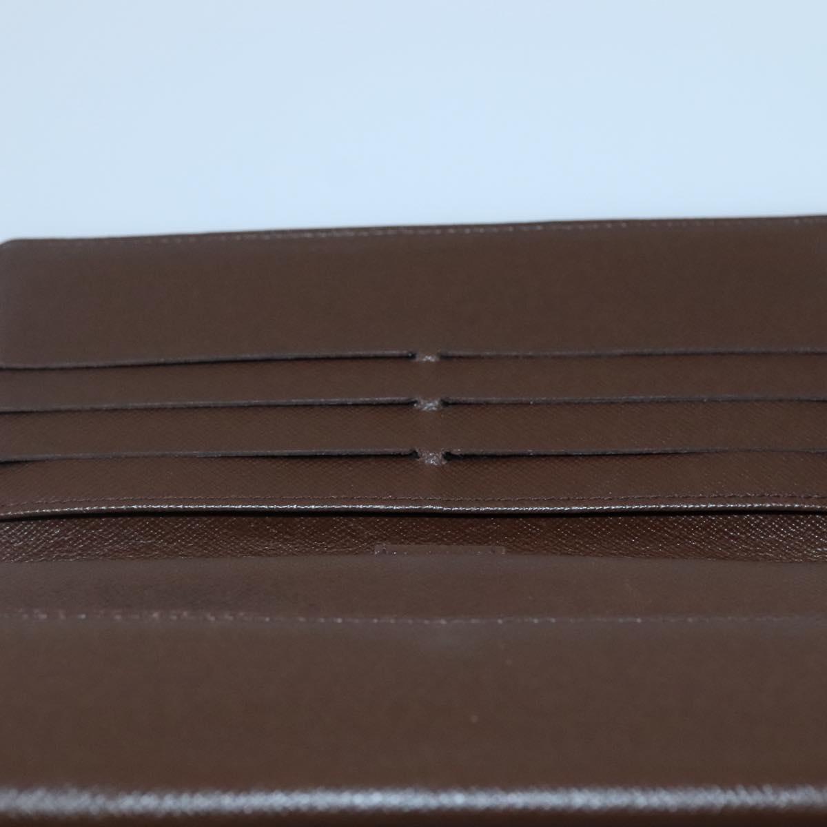 LOUIS VUITTON Damier Ebene Portefeuille International Wallet N61217 Auth 135013