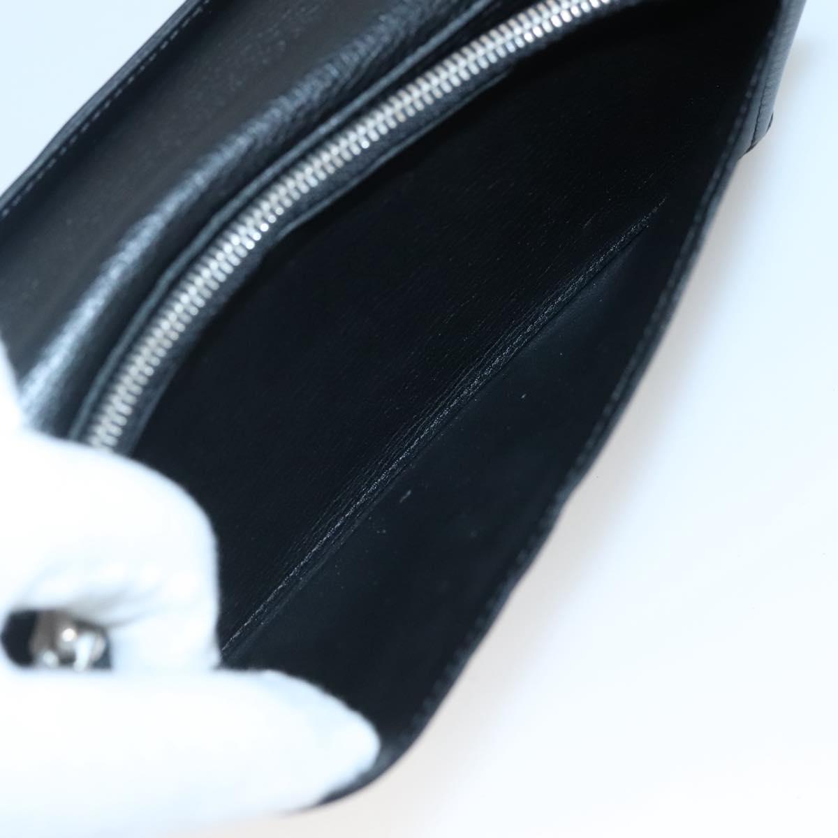 LOUIS VUITTON Portefeuille Brazza Wallet Taurillon Leather M58192 LV Auth 135024