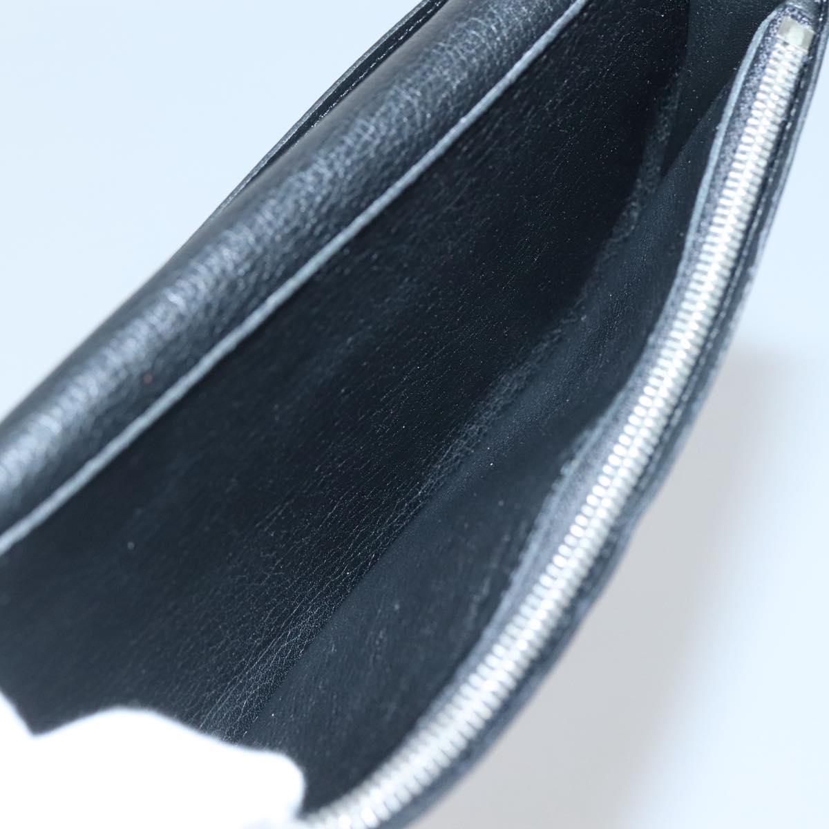 LOUIS VUITTON Portefeuille Brazza Wallet Taurillon Leather M58192 LV Auth 135024
