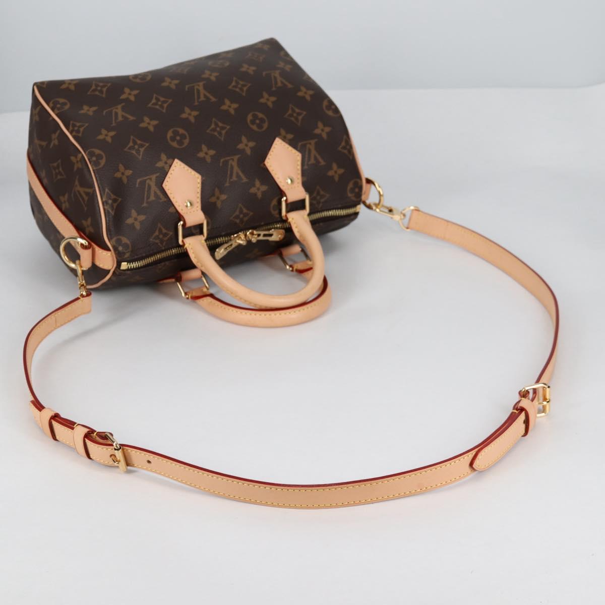 LOUIS VUITTON Monogram Speedy Bandouliere 25 Hand Bag 2way M45948 Auth 135029S
