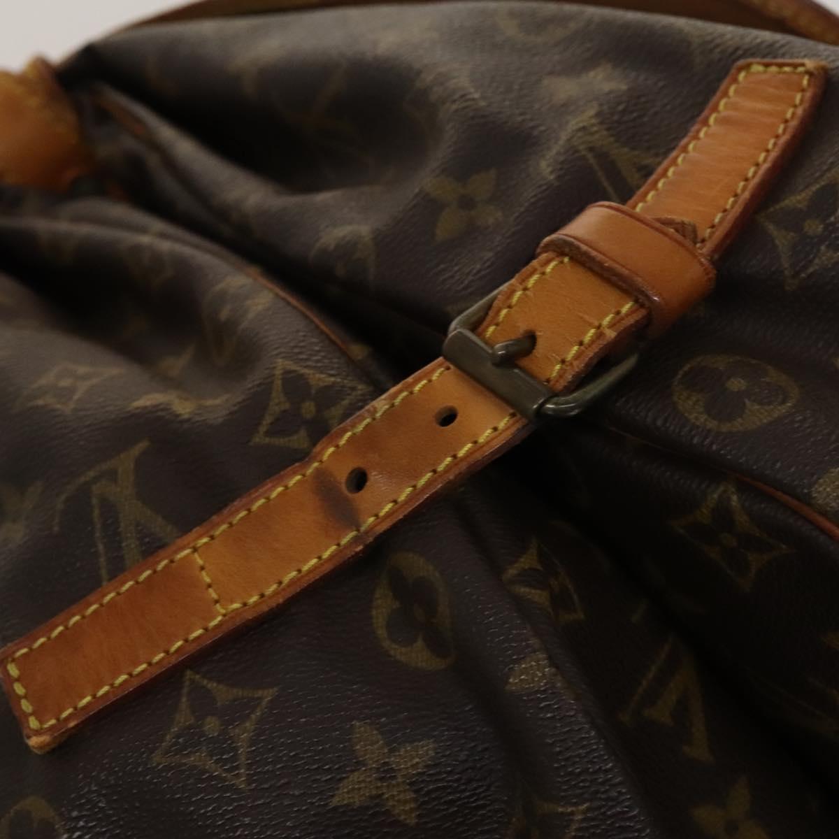 LOUIS VUITTON Monogram Saumur 35 Shoulder Bag M42254 LV Auth 135031