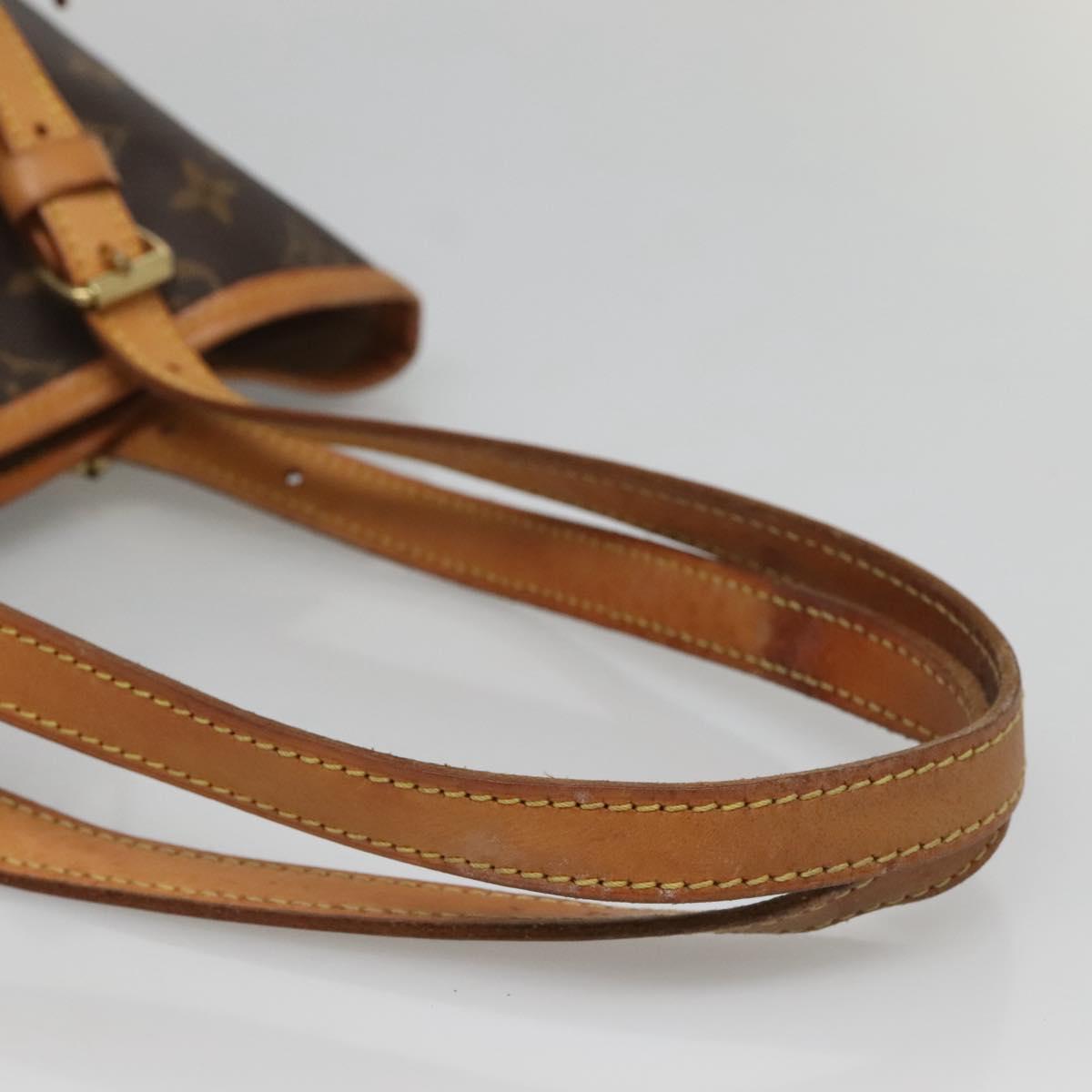 LOUIS VUITTON Monogram Bucket GM Shoulder Bag M42236 LV Auth 135034