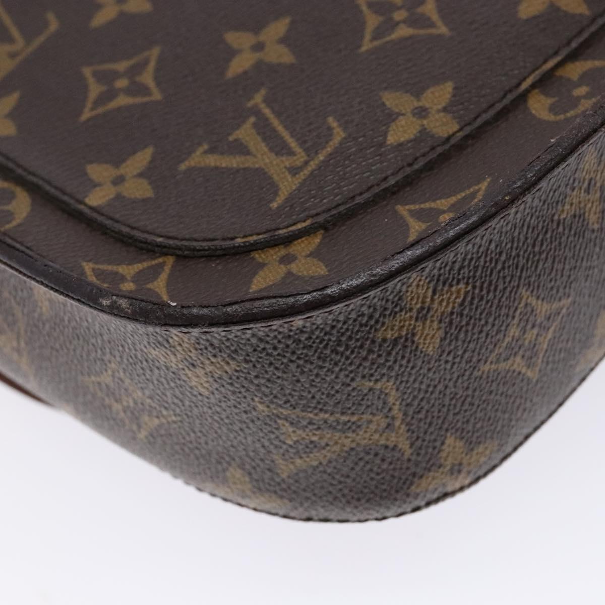 LOUIS VUITTON Monogram Saint Cloud GM Shoulder Bag M51242 LV Auth 135036