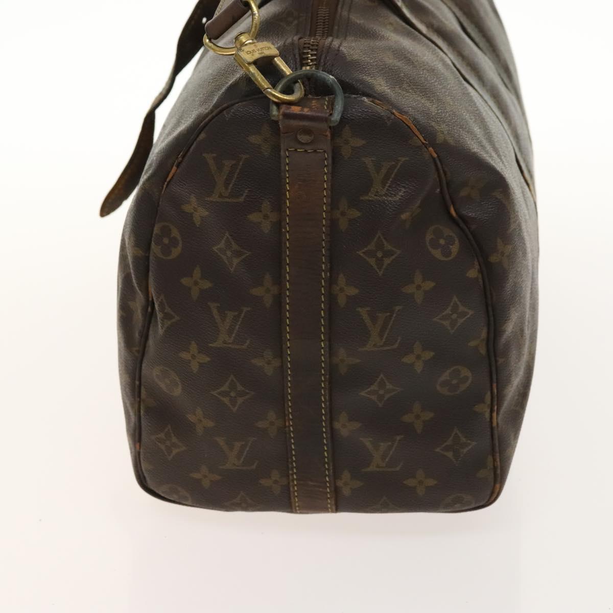 LOUIS VUITTON Monogram Keepall Bandouliere 45 Boston Bag M41418 LV Auth 135040