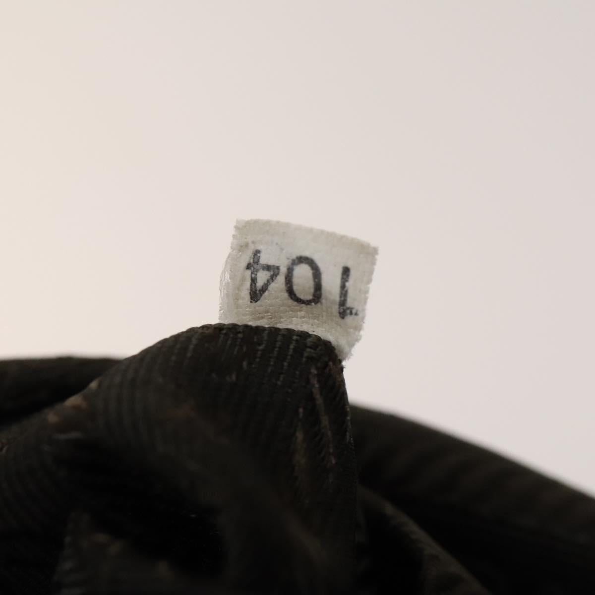 PRADA Backpack Nylon Green Silver Auth 135051