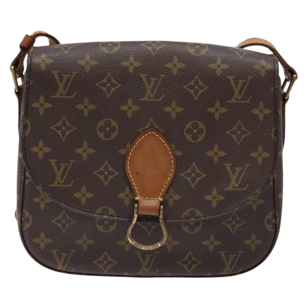 LOUIS VUITTON Monogram Saint Cloud GM Shoulder Bag M51242 LV Auth 135060