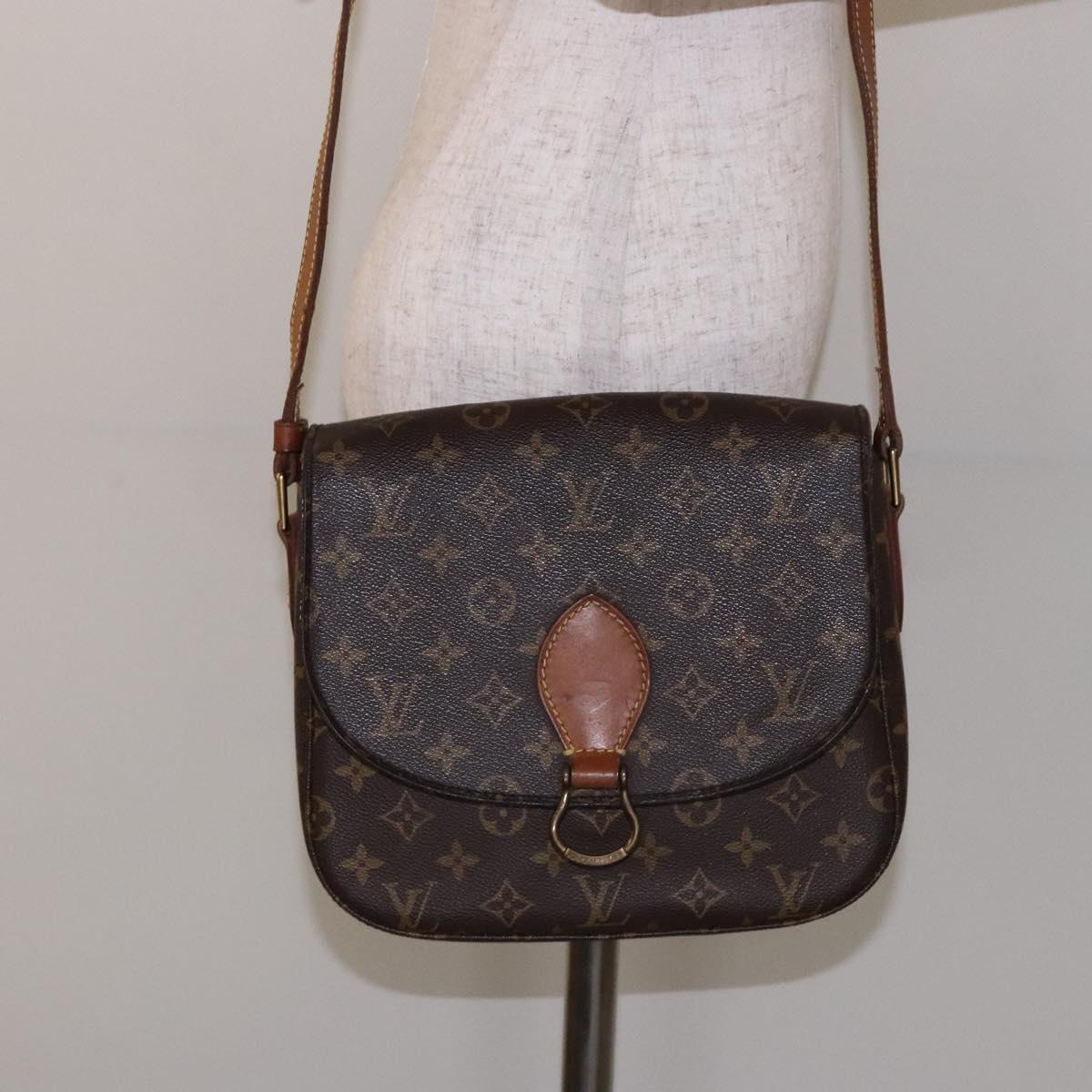 LOUIS VUITTON Monogram Saint Cloud GM Shoulder Bag M51242 LV Auth 135060
