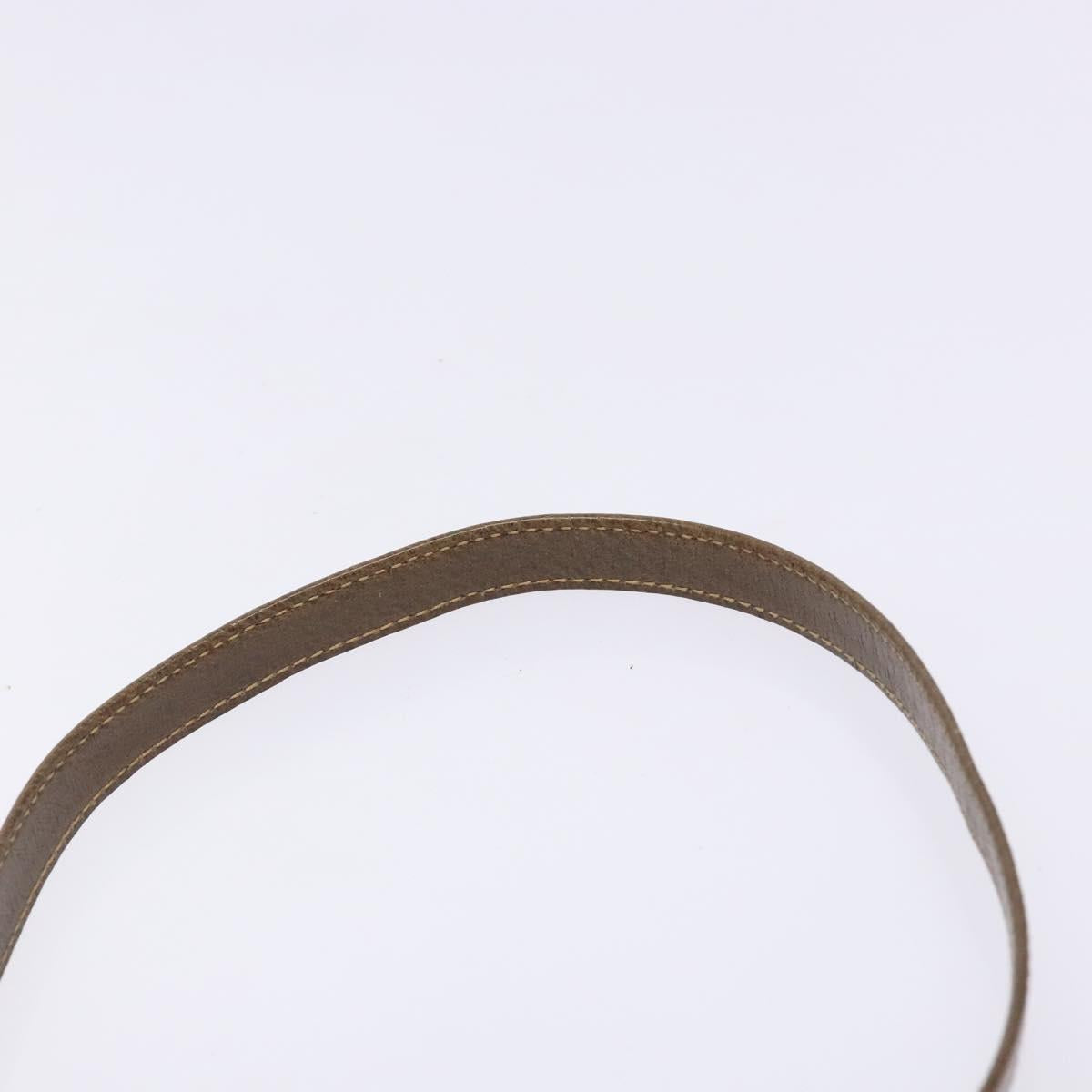 GUCCI GG Supreme Web Sherry Line Shoulder Bag PVC Beige 10 02 024 Auth 135066