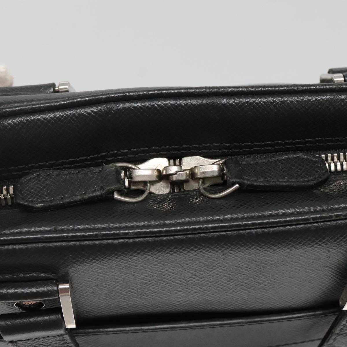 LOUIS VUITTON Taiga Igor Business Bag Boreal M31172 LV Auth 135105