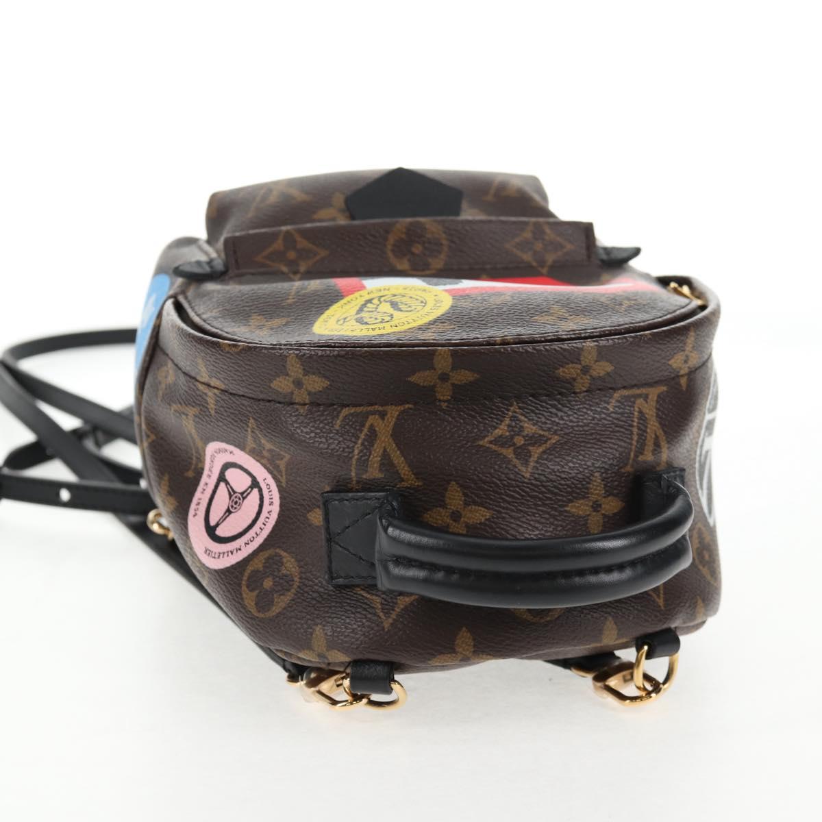 LOUIS VUITTON Monogram World Tour Palm Springs Shoulder Bag M42971 Auth 135119SAM