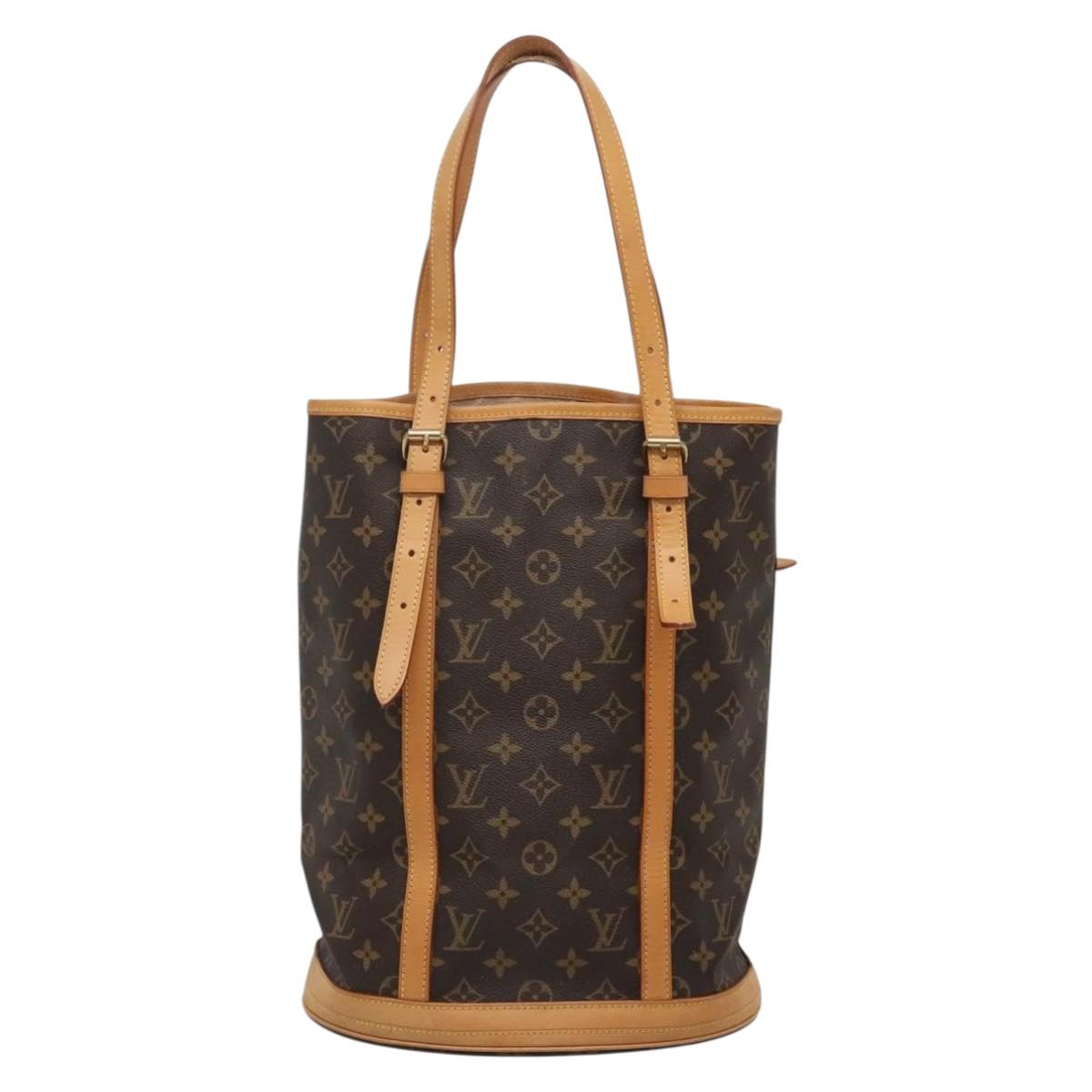 LOUIS VUITTON Monogram Bucket GM Shoulder Bag M42236 LV Auth 135127