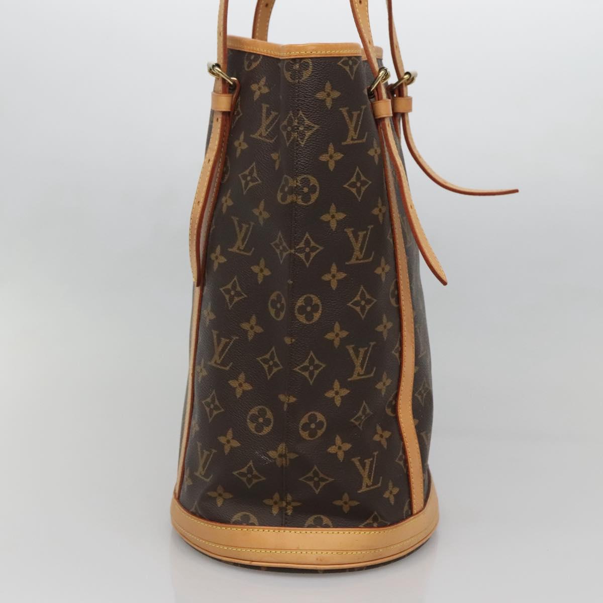 LOUIS VUITTON Monogram Bucket GM Shoulder Bag M42236 LV Auth 135127