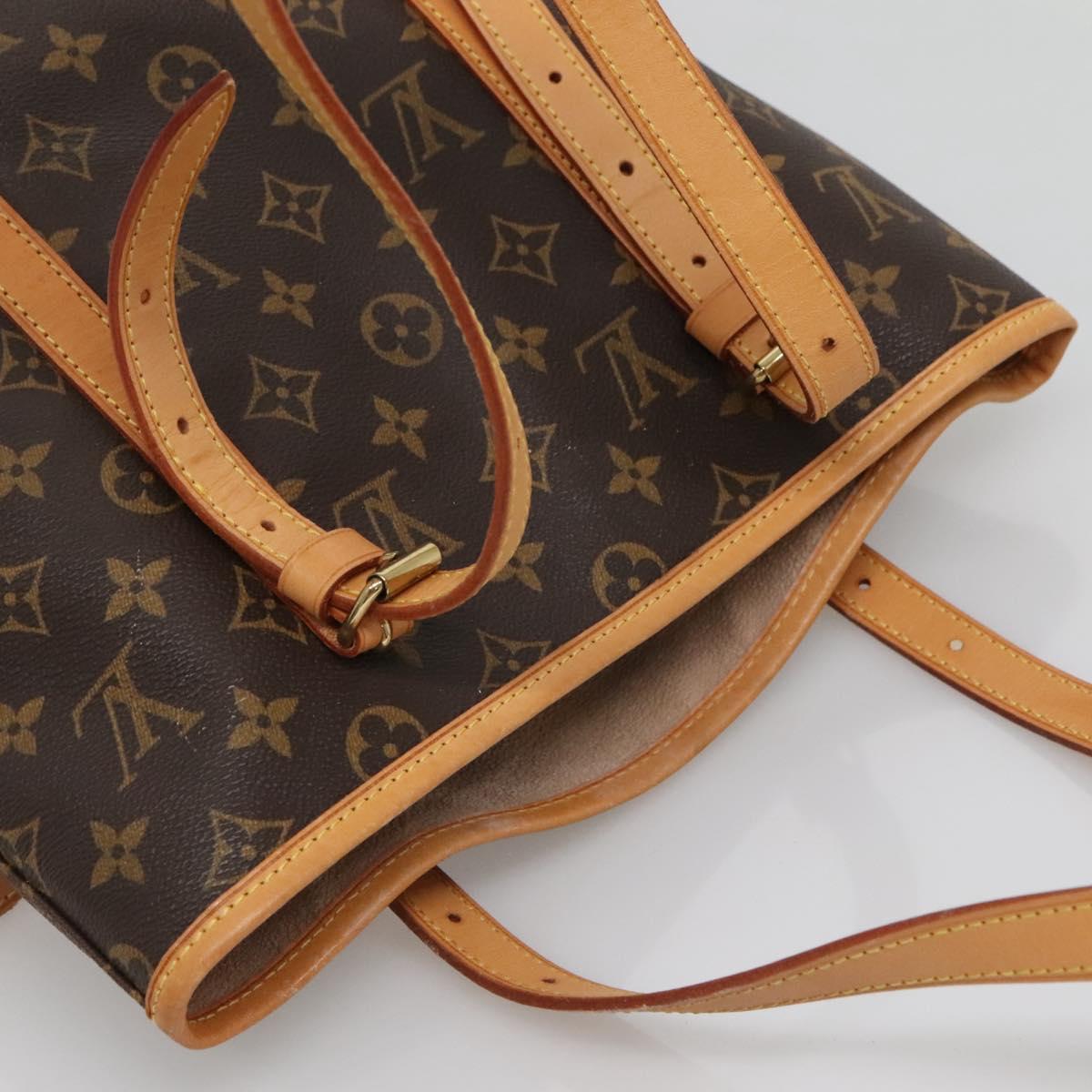 LOUIS VUITTON Monogram Bucket GM Shoulder Bag M42236 LV Auth 135127