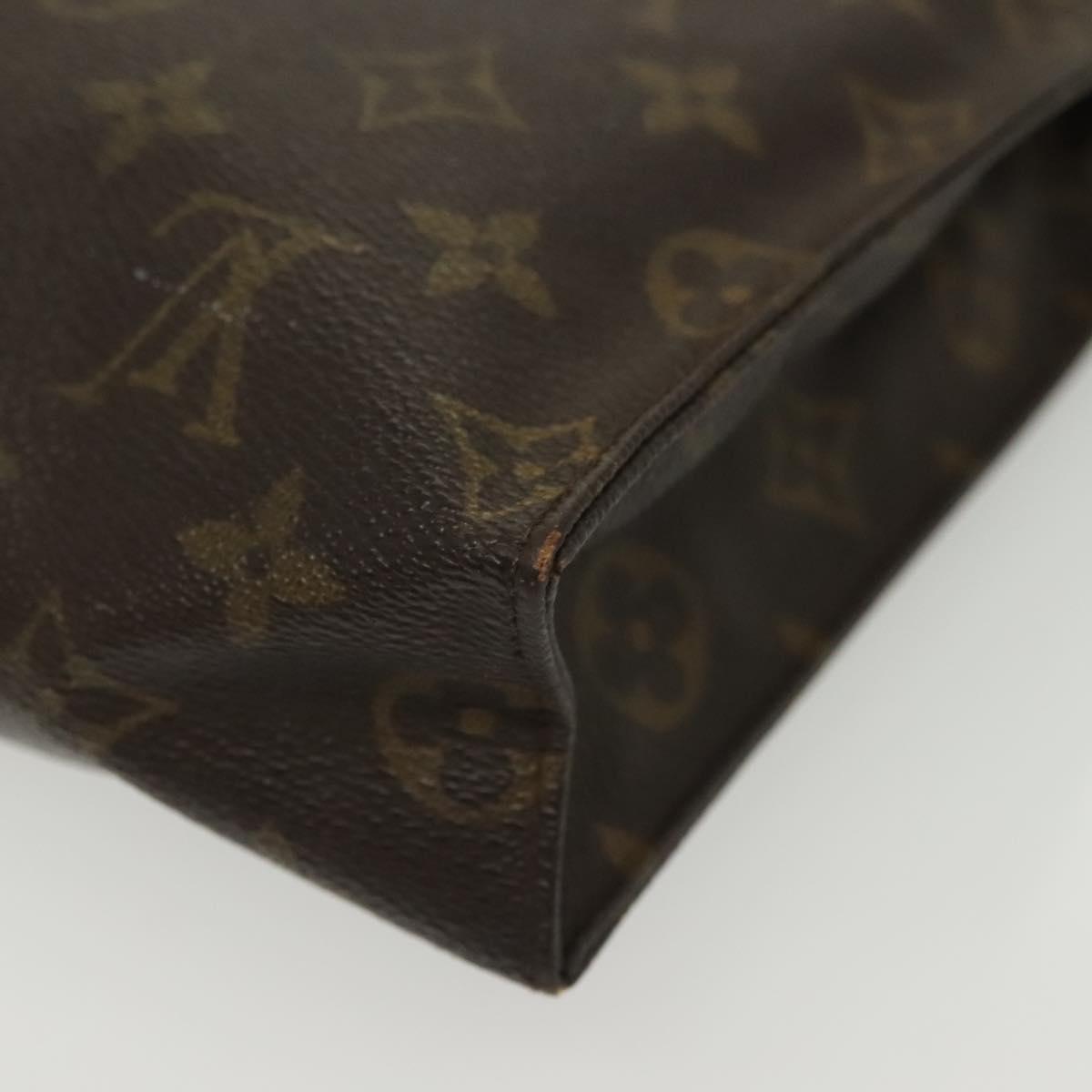 LOUIS VUITTON Monogram Poche Toilette 26 Pouch M47542 LV Auth 135138
