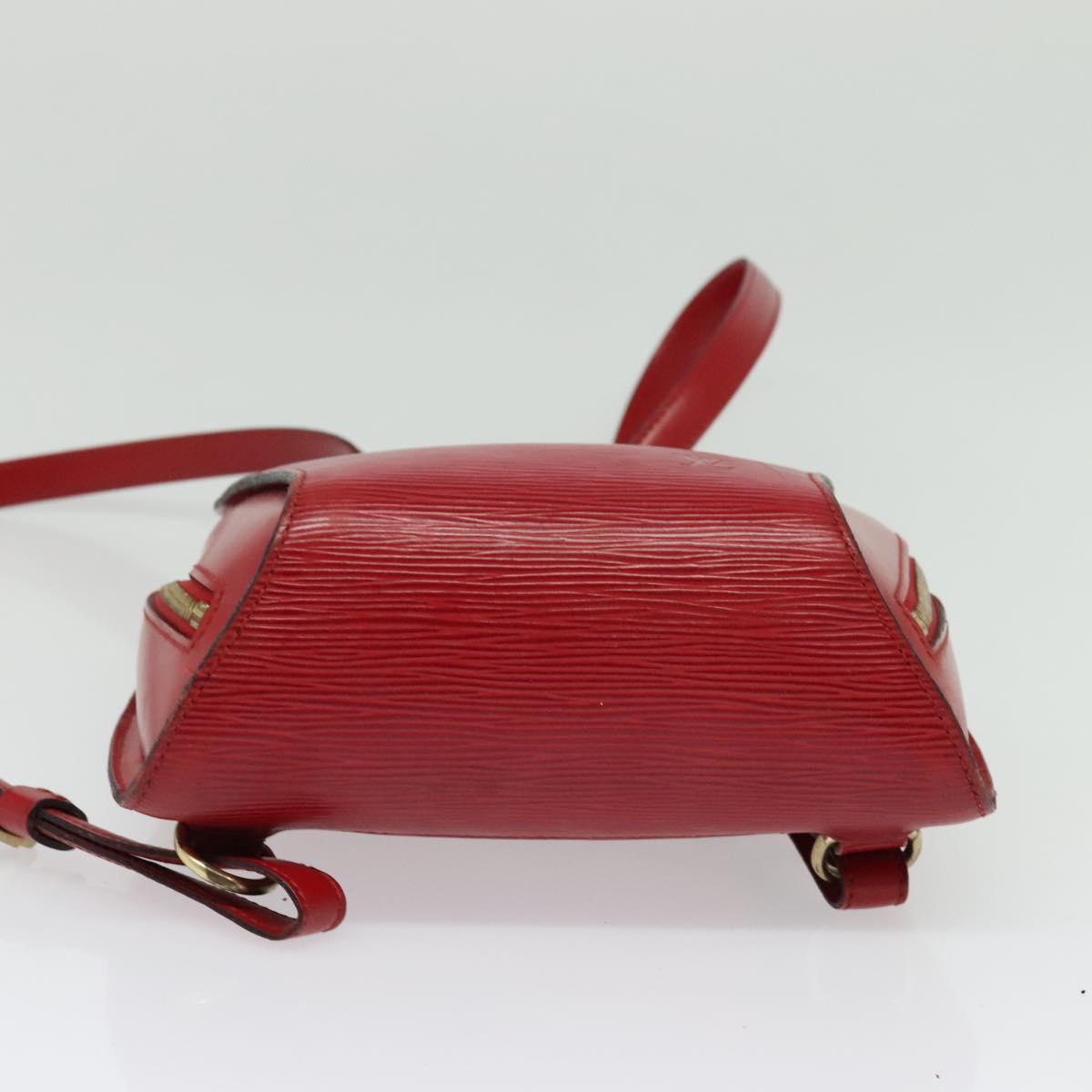 LOUIS VUITTON Epi Mabillon Backpack Castilian Red M52237 LV Auth 135157