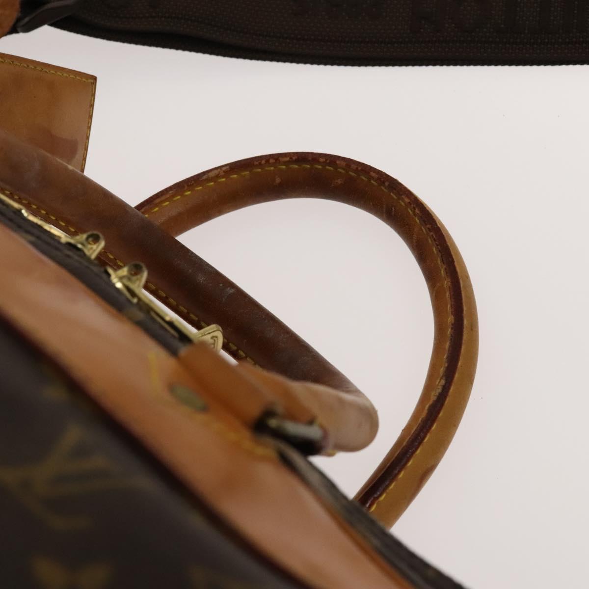 LOUIS VUITTON Monogram Alize de Poche Boston Bag 2way M41392 LV Auth 135159