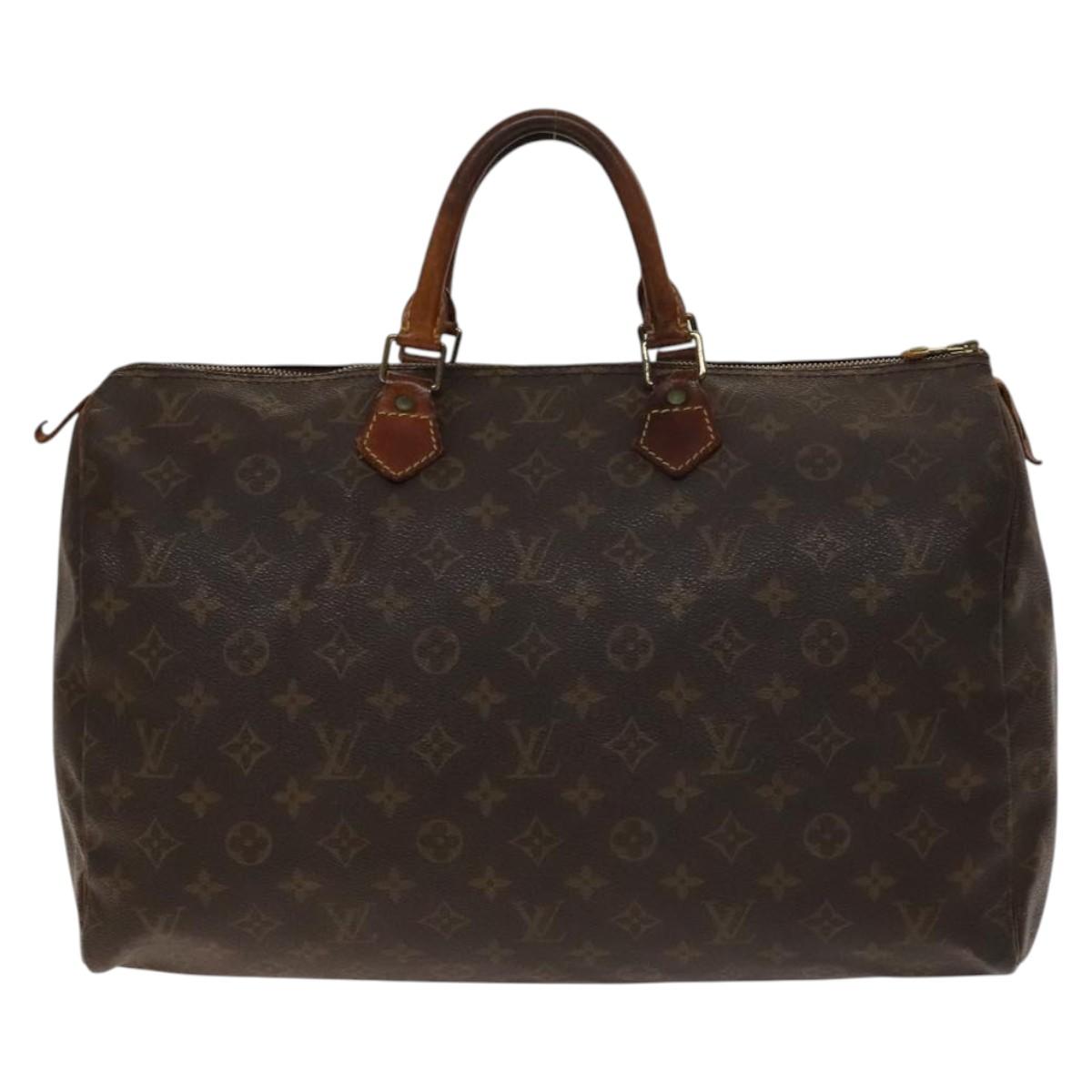 LOUIS VUITTON Monogram Speedy 40 Hand Bag M41522 LV Auth 135202