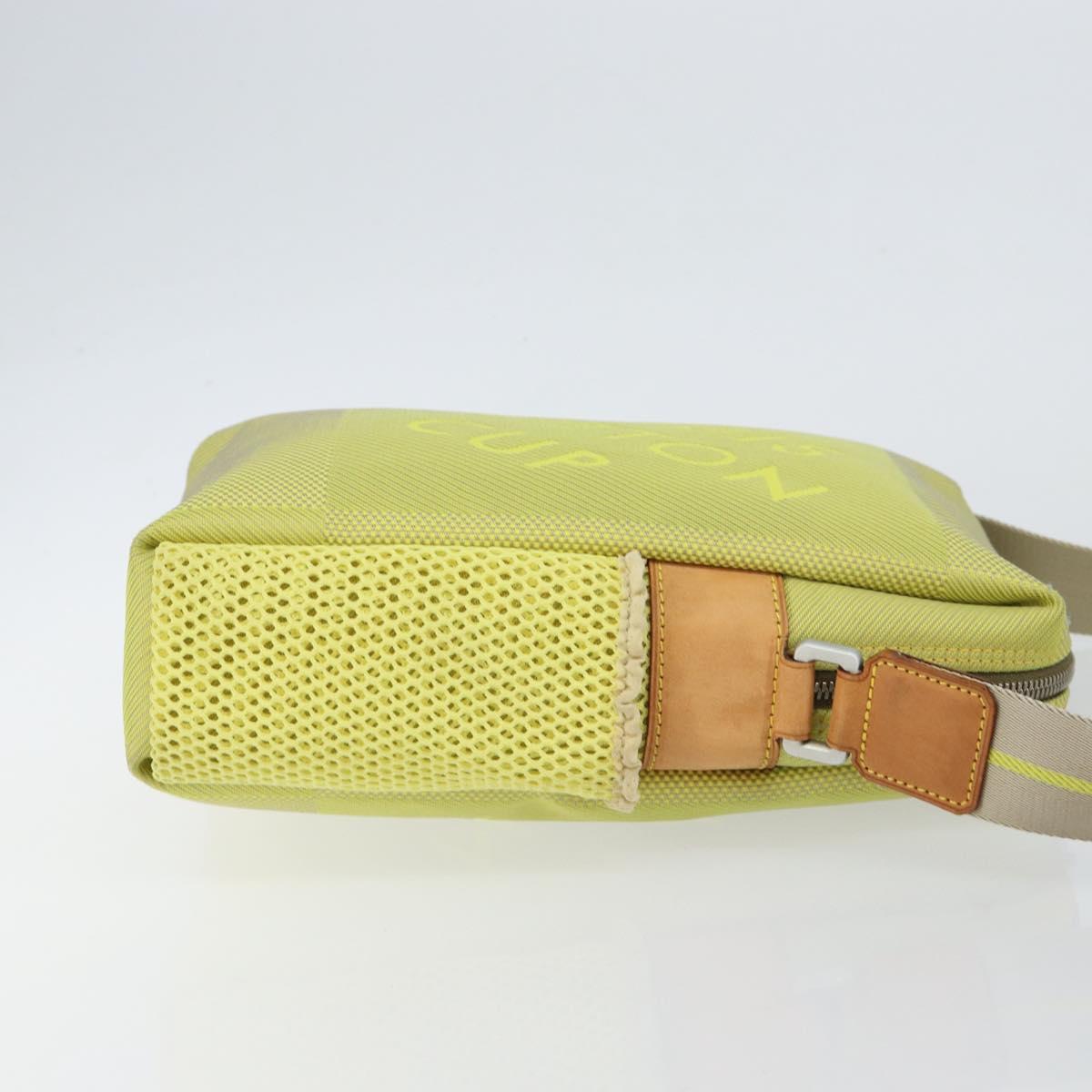 LOUIS VUITTON Damier Geant LV Cup Weatherly Bag Yellow M80636 LV Auth 135237