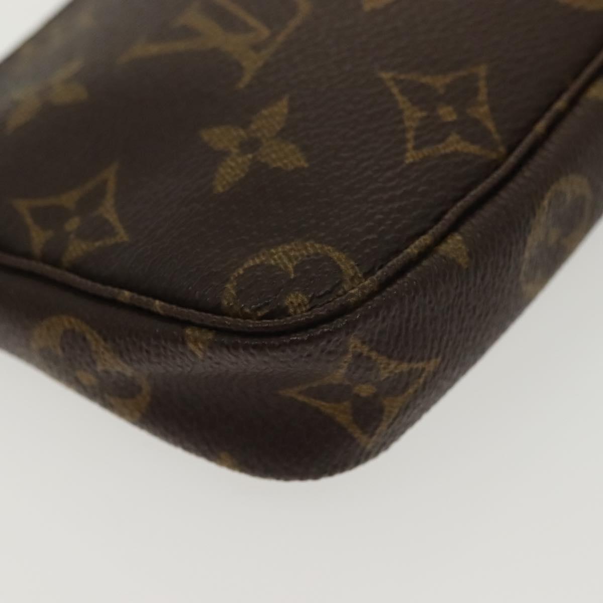 LOUIS VUITTON Monogram Mini Pochette Accessoires Pouch M58009 LV Auth 135251