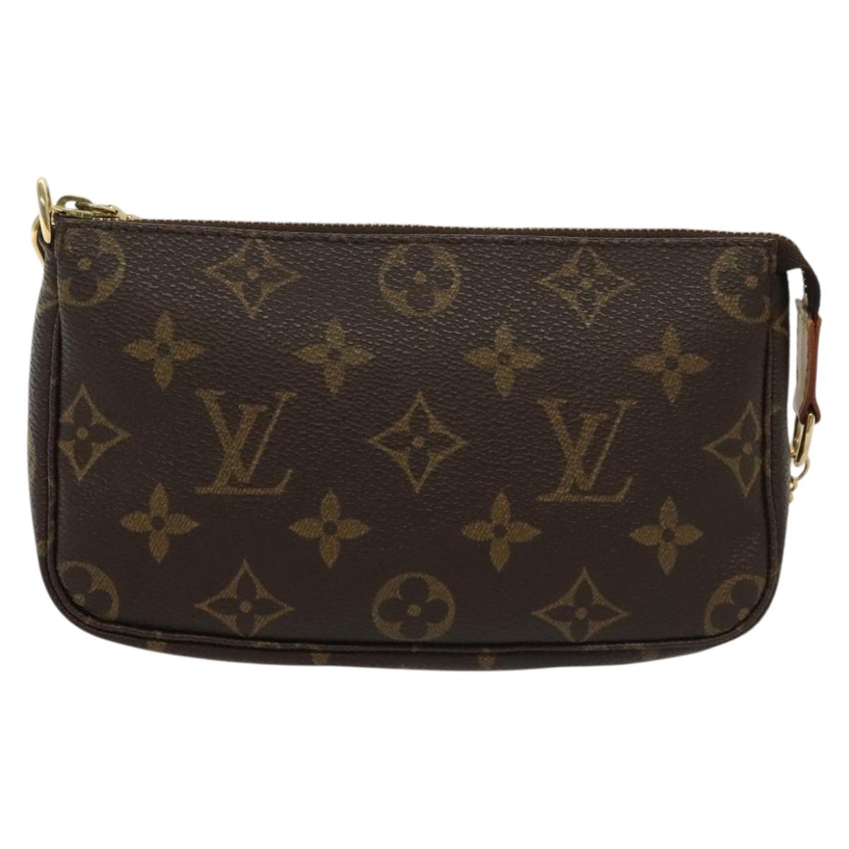 LOUIS VUITTON Monogram Mini Pochette Accessoires Pouch M58009 LV Auth 135251