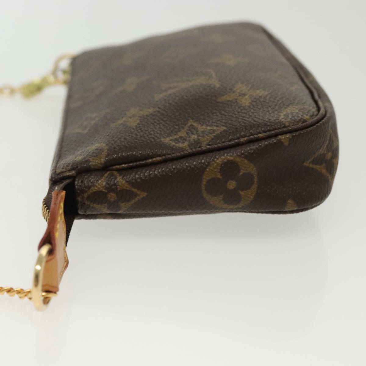 LOUIS VUITTON Monogram Mini Pochette Accessoires Pouch M58009 LV Auth 135251