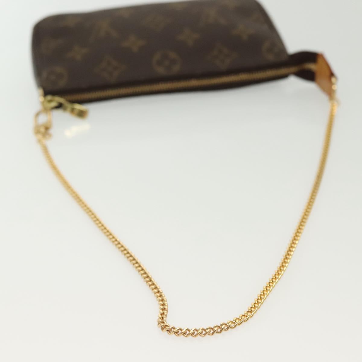 LOUIS VUITTON Monogram Mini Pochette Accessoires Pouch M58009 LV Auth 135251