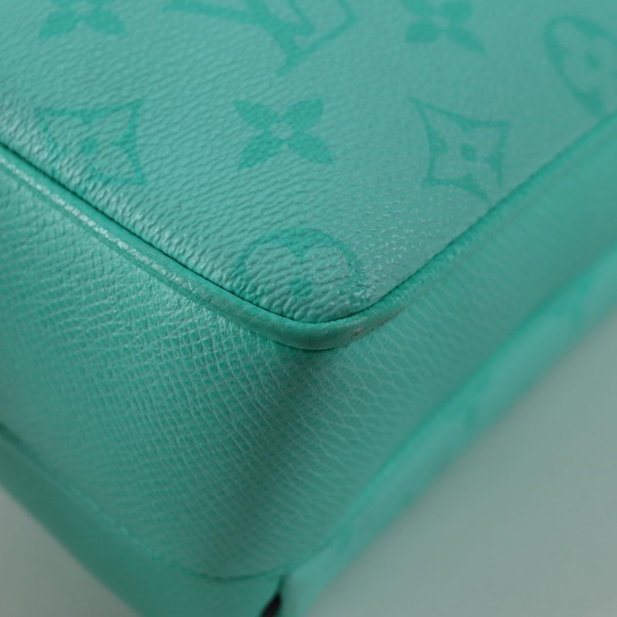 LOUIS VUITTON Taiga Lama Monogram Outdoor Messenger PM Bag M30241 LV Auth 135269