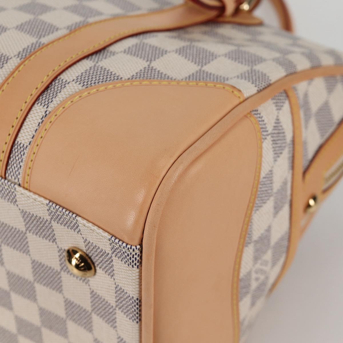 LOUIS VUITTON Damier Azur Berkeley Hand Bag N52001 LV Auth 135278M