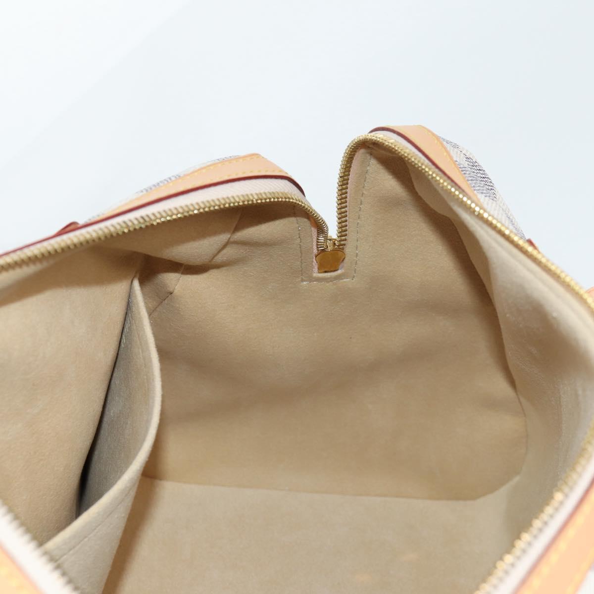 LOUIS VUITTON Damier Azur Berkeley Hand Bag N52001 LV Auth 135278M