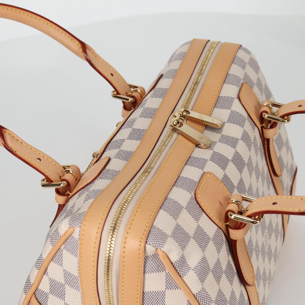LOUIS VUITTON Damier Azur Berkeley Hand Bag N52001 LV Auth 135278M