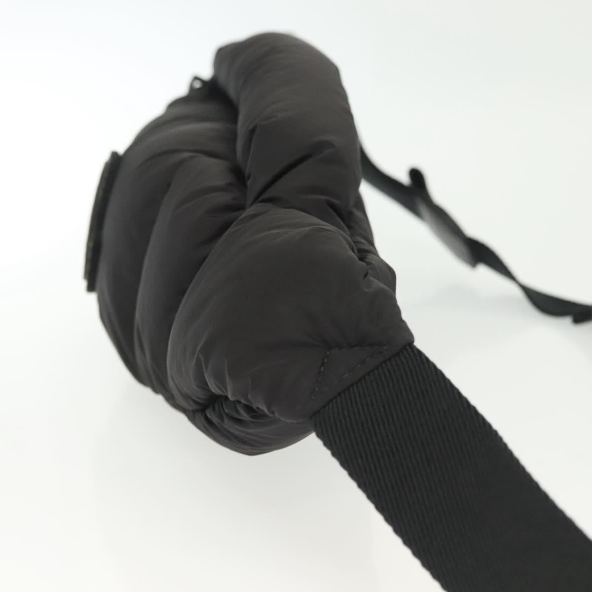 Moncler Waist bag Nylon Black Auth 135282