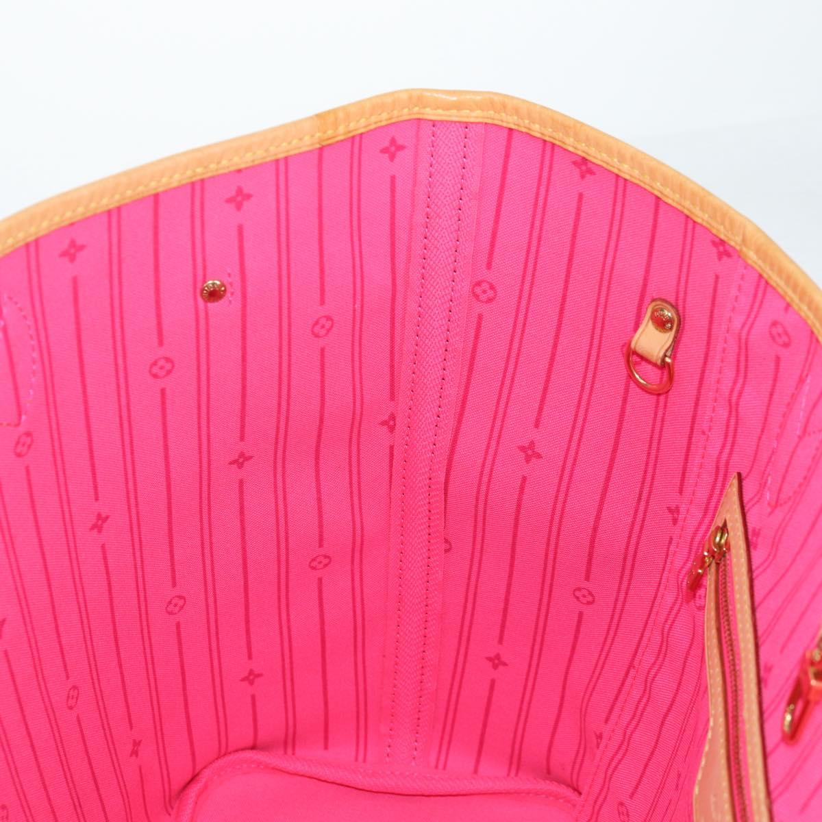 LOUIS VUITTON Monogram Rose Neverfull MM Tote Bag M48613 LV Auth 135291V