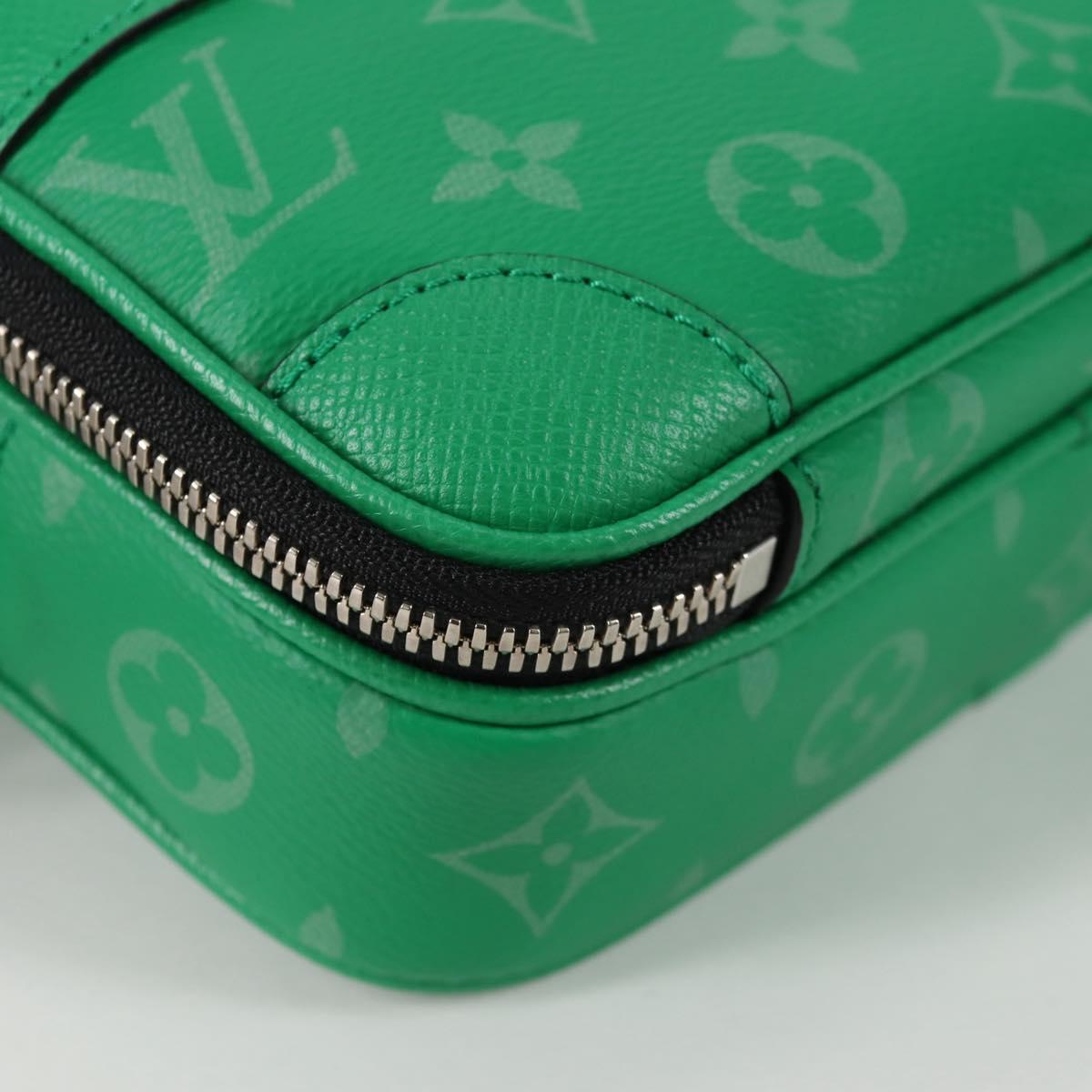 LOUIS VUITTON Taiga Lama Alpha Wearable Wallet NV Bag M30997 LV Auth 135292M