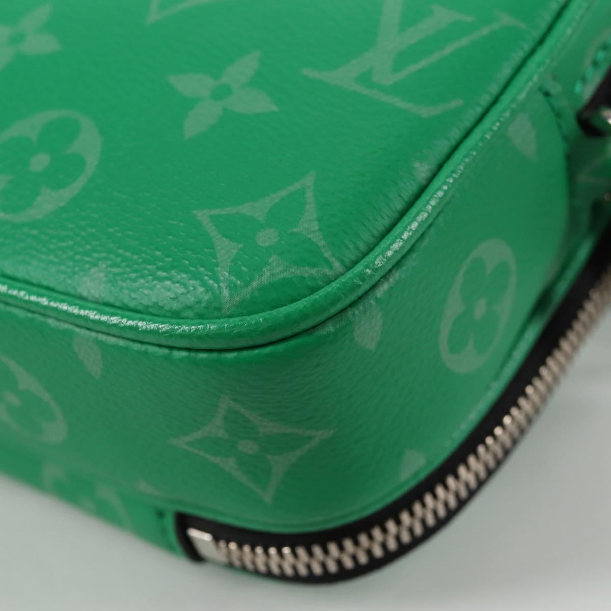 LOUIS VUITTON Taiga Lama Alpha Wearable Wallet NV Bag M30997 LV Auth 135292SAM