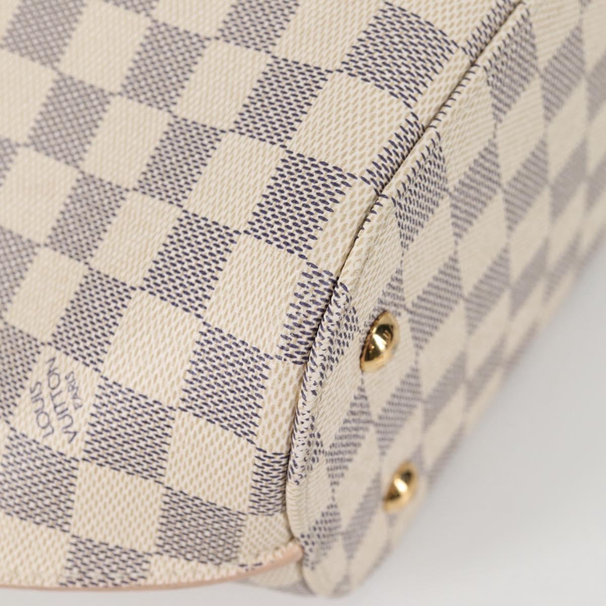 LOUIS VUITTON Damier Azur Giroratta Hand Bag N41579 LV Auth 135293M