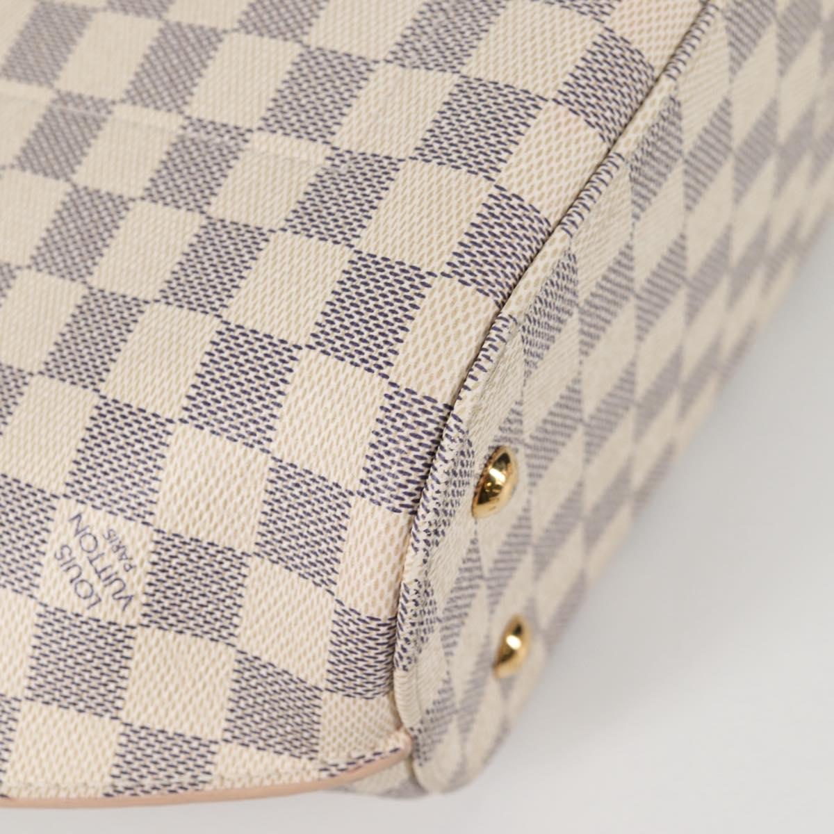 LOUIS VUITTON Damier Azur Giroratta Hand Bag N41579 LV Auth 135293M