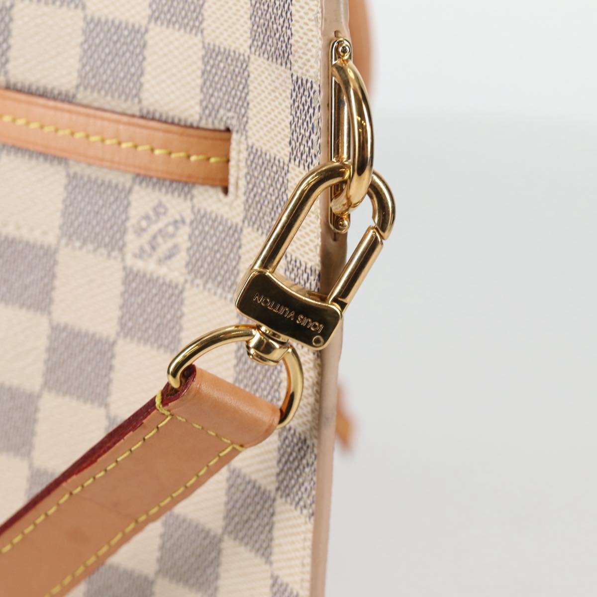 LOUIS VUITTON Damier Azur Giroratta Hand Bag N41579 LV Auth 135293M