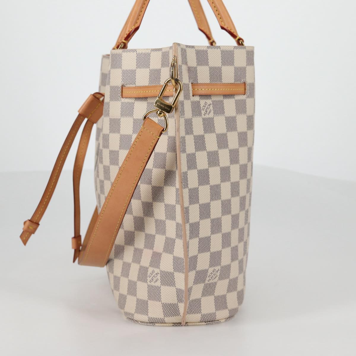 LOUIS VUITTON Damier Azur Giroratta Hand Bag N41579 LV Auth 135293M