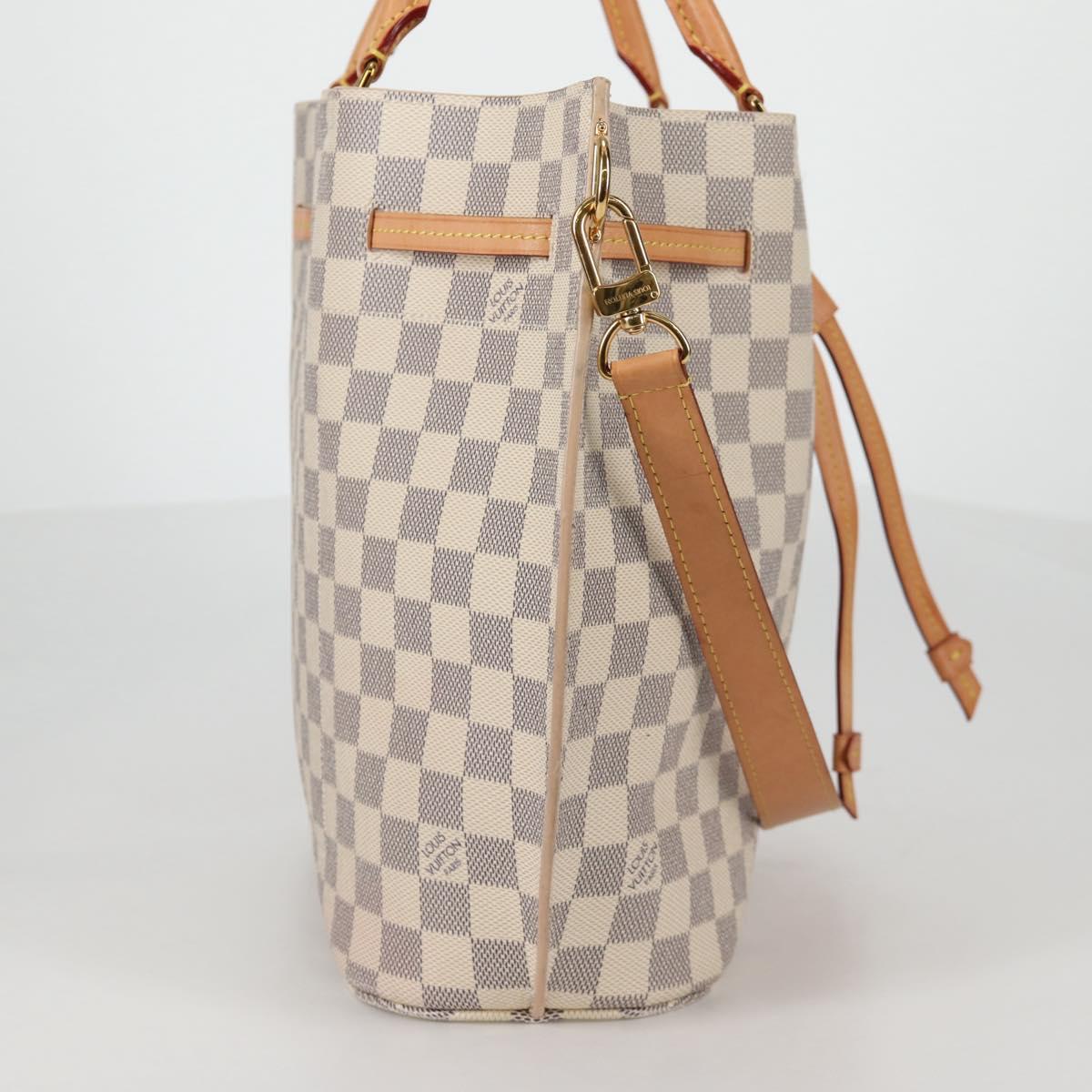 LOUIS VUITTON Damier Azur Giroratta Hand Bag N41579 LV Auth 135293M