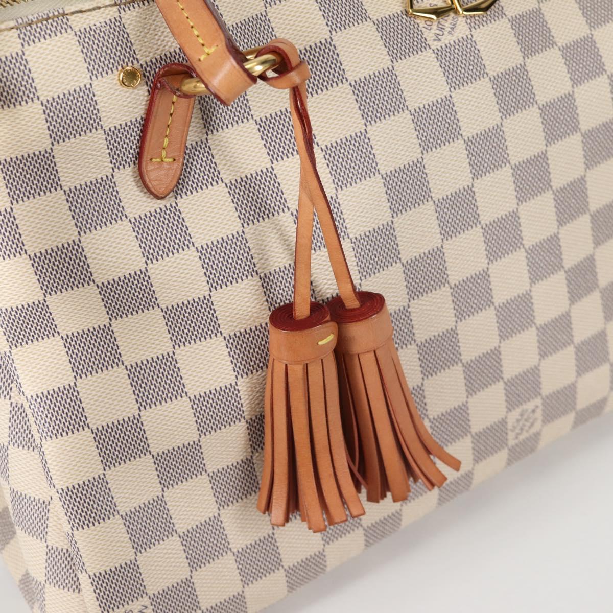 LOUIS VUITTON Damier Azur Lymington Tote Bag 2way N40022 LV Auth 135294M