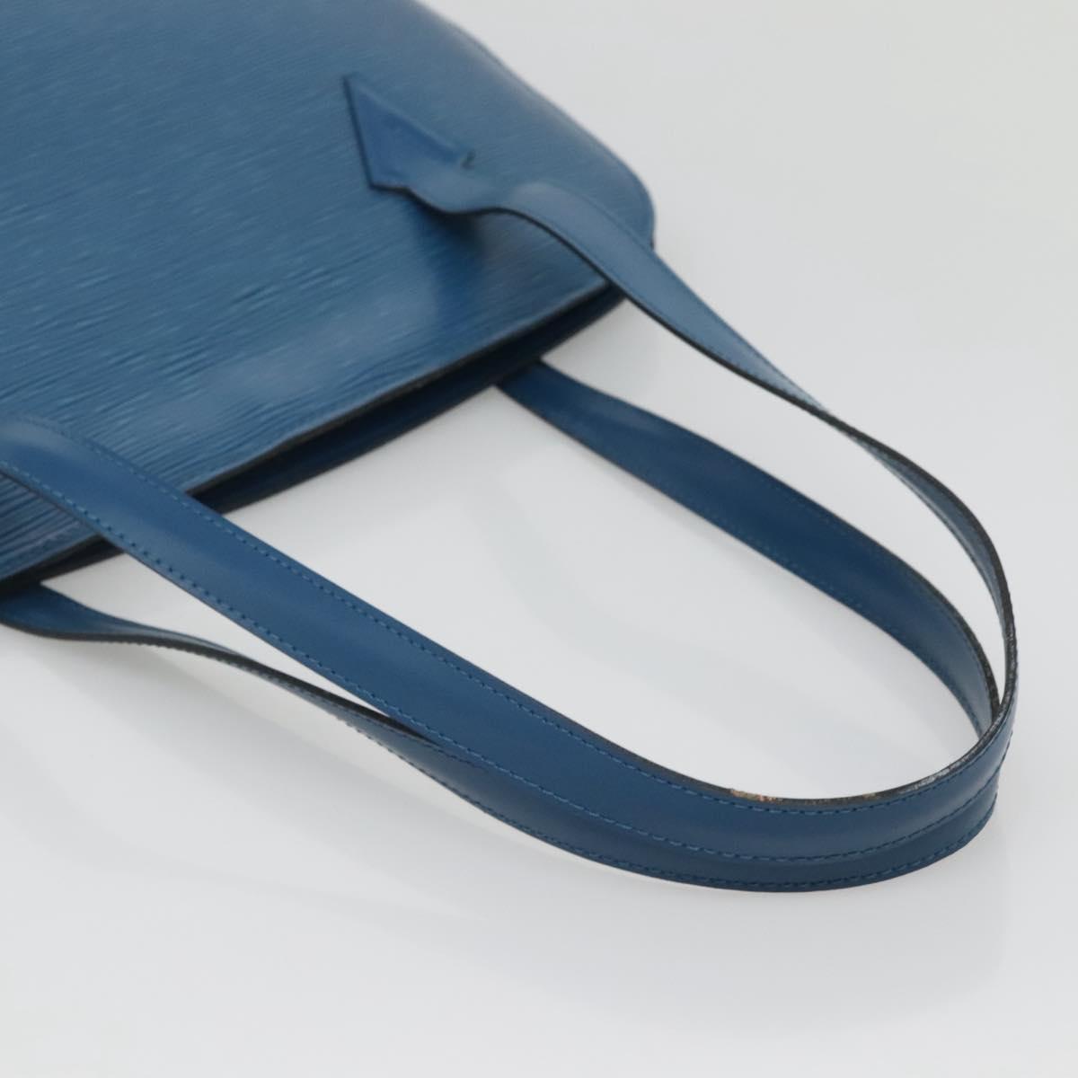 LOUIS VUITTON Epi Lussac Shoulder Bag Blue M52285 LV Auth 135304