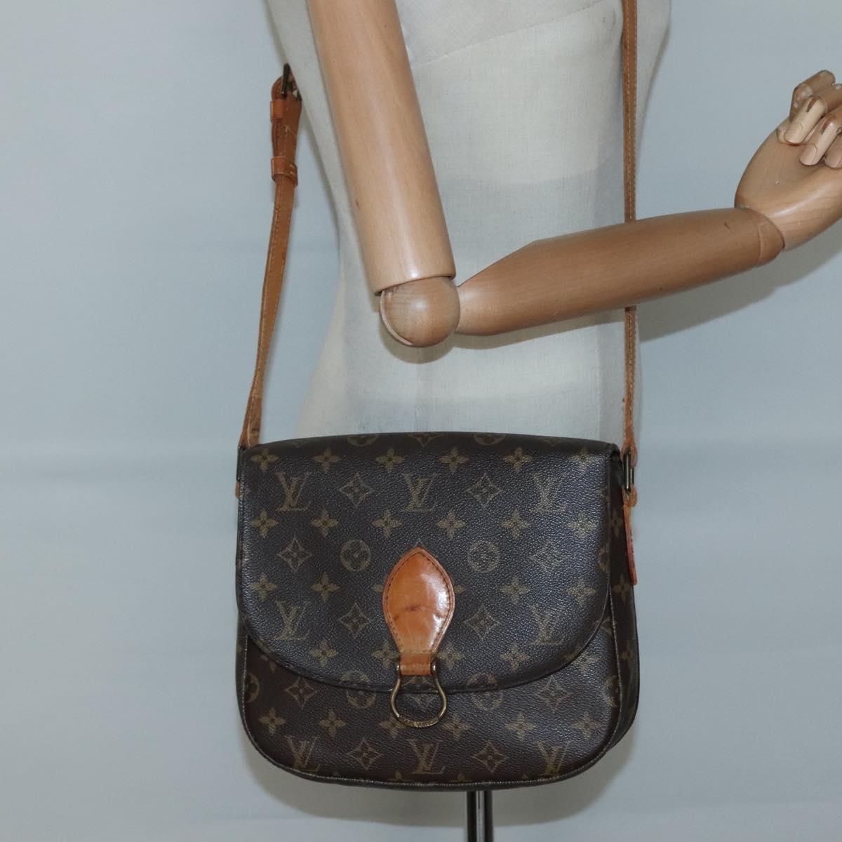 LOUIS VUITTON Monogram Saint Cloud GM Shoulder Bag M51242 LV Auth 135365