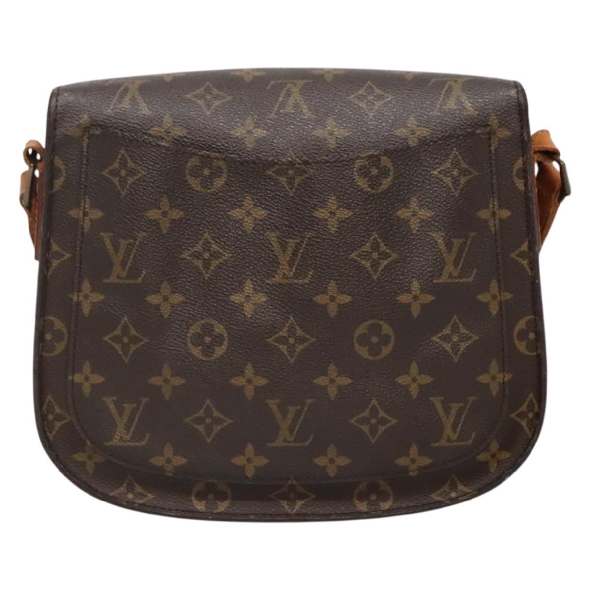 LOUIS VUITTON Monogram Saint Cloud GM Shoulder Bag M51242 LV Auth 135365