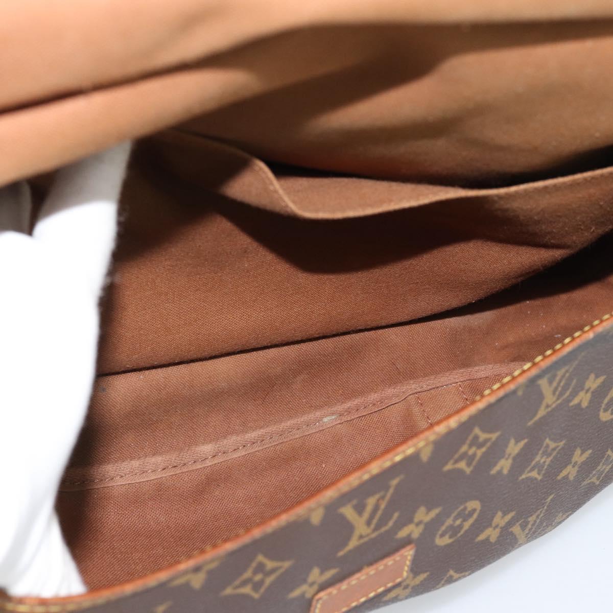 LOUIS VUITTON Monogram Saumur 43 Shoulder Bag M42252 LV Auth 135367