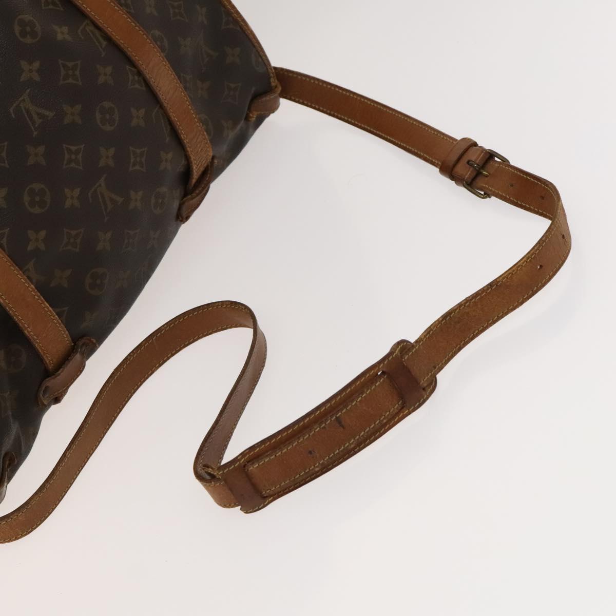 LOUIS VUITTON Monogram Saumur 43 Shoulder Bag M42252 LV Auth 135367