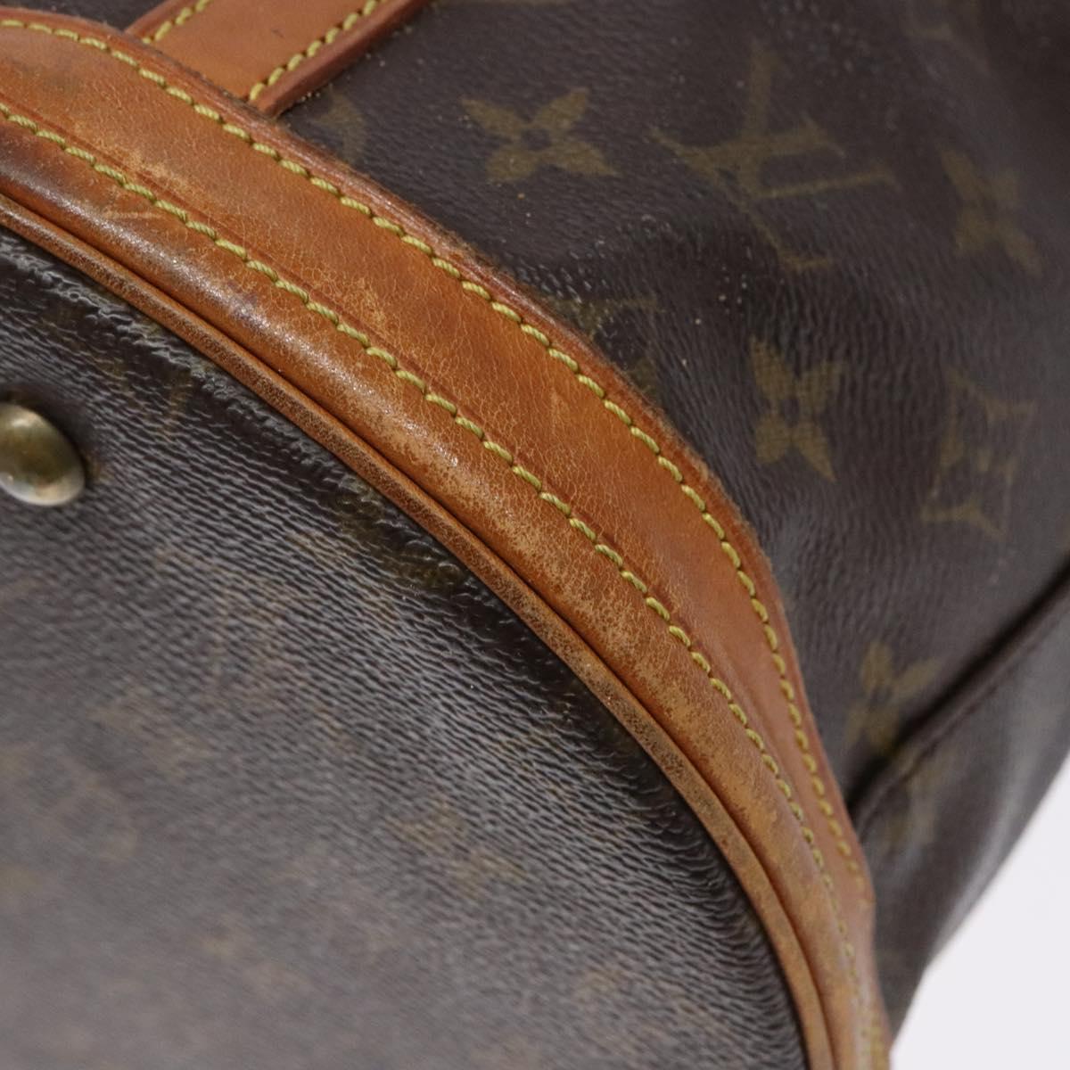 LOUIS VUITTON Monogram Bucket GM Shoulder Bag M42236 LV Auth 135369